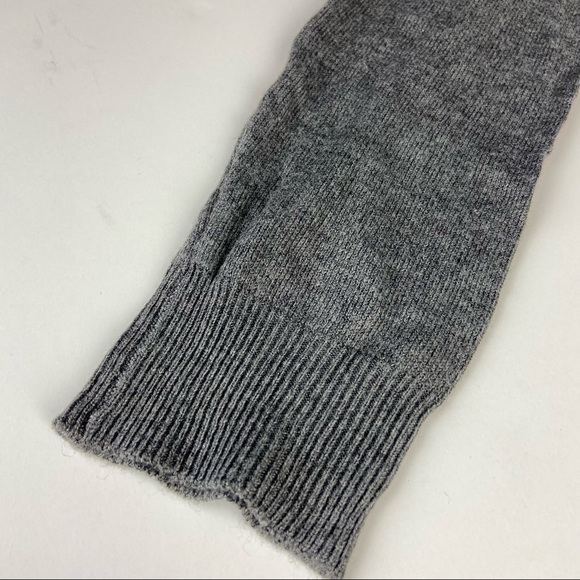 Maison Jules Womens Gray Pocketed Long Sleeve Open Cardigan Sweater - Picture 4 of 6